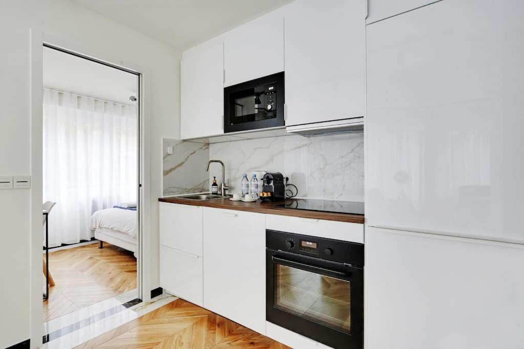 Appartement Cosy Pour 4 A La Villette - París Exterior foto